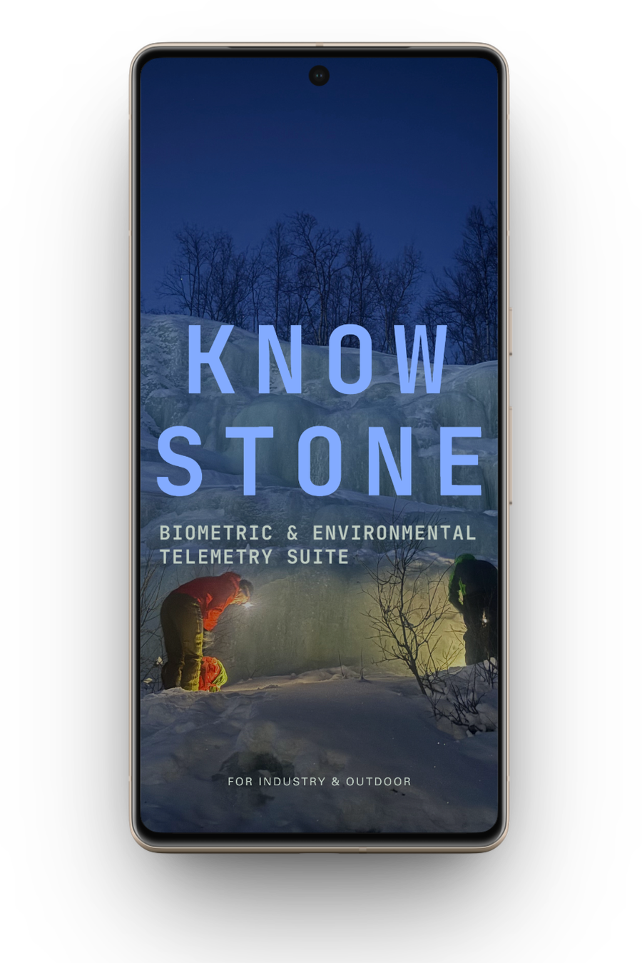 Knowstone — biometric and environmental telemetry suite, for industry & outdoor